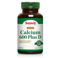 Calcio 600 + Vitamina D3 Sunvit 30 tab ⚡