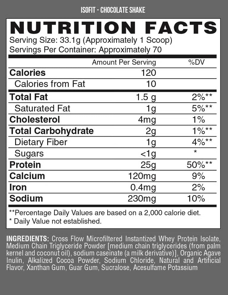 IsoFit Nutrex 2.2LB vainilla