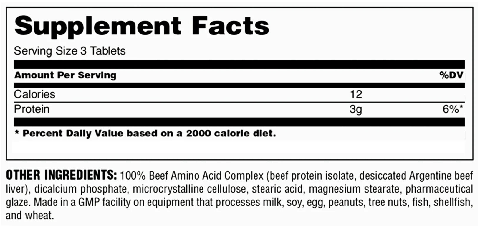 Amino Beef Universal 200 tabletas