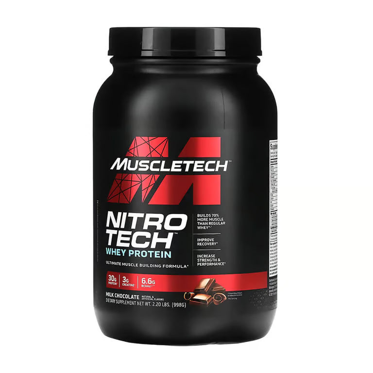 Proteína Nitro Tech MuscleTech 2LB chocolate