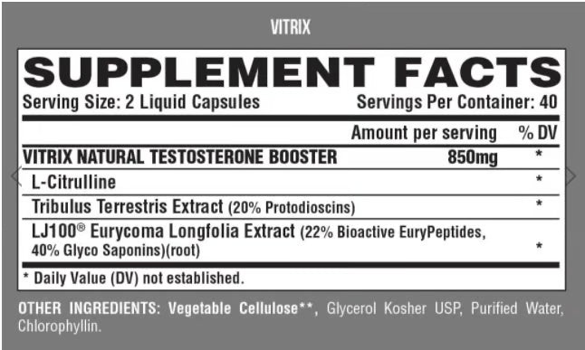 Mega Booster Vitrix Nutrex 80 capsulas