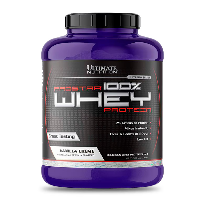 Proteína Prostar Whey Ultimate Nutrition 80 SV vainilla