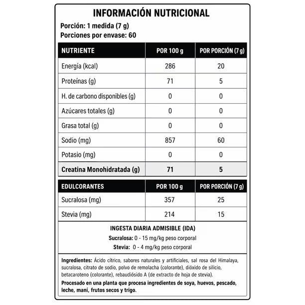 Creatina MuscleTech Platinum 80 SV Red Berry