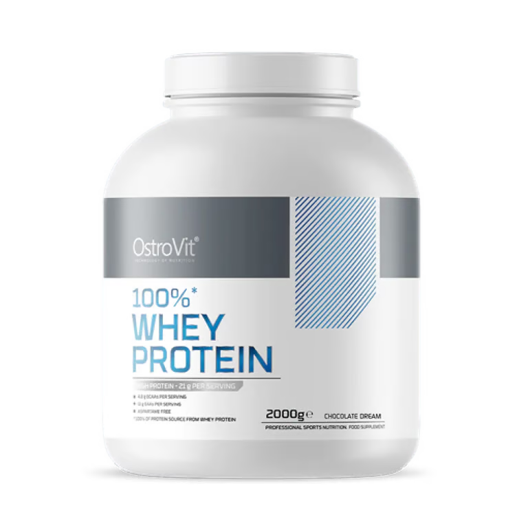 Proteína OstroVit 100% Whey 2kg vainilla ⚡