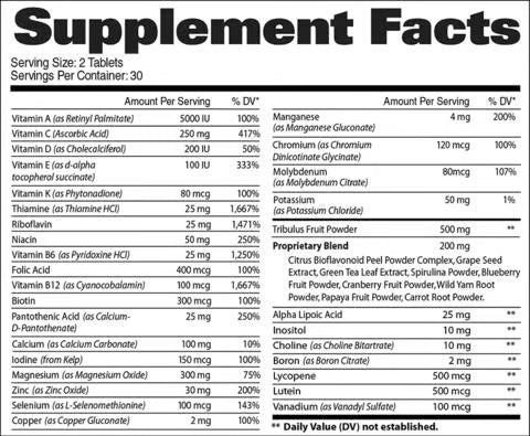Multivitaminico con testosterona GAT Sport Essentials
