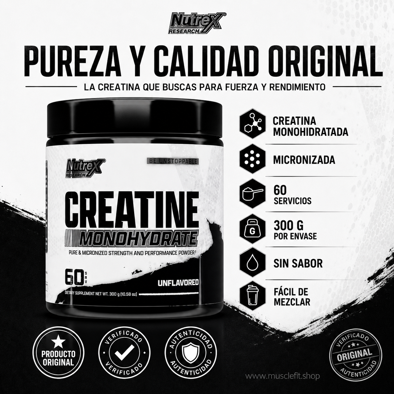 Creatina Nutrex 60 SV