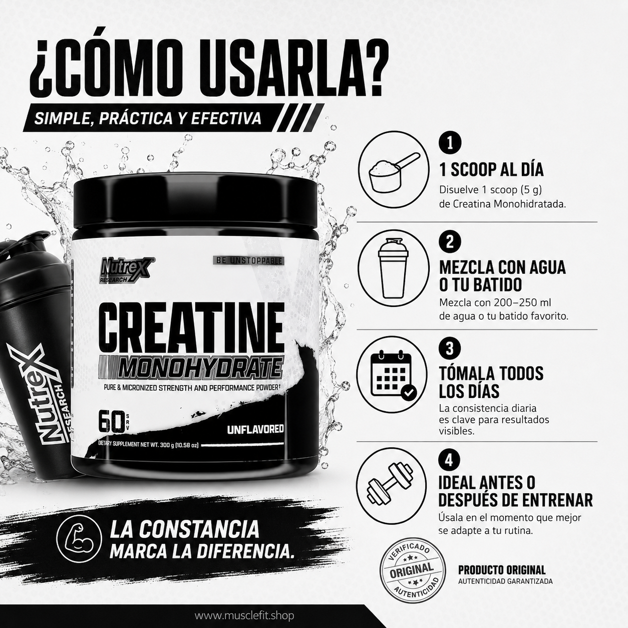 Creatina Nutrex 60 SV