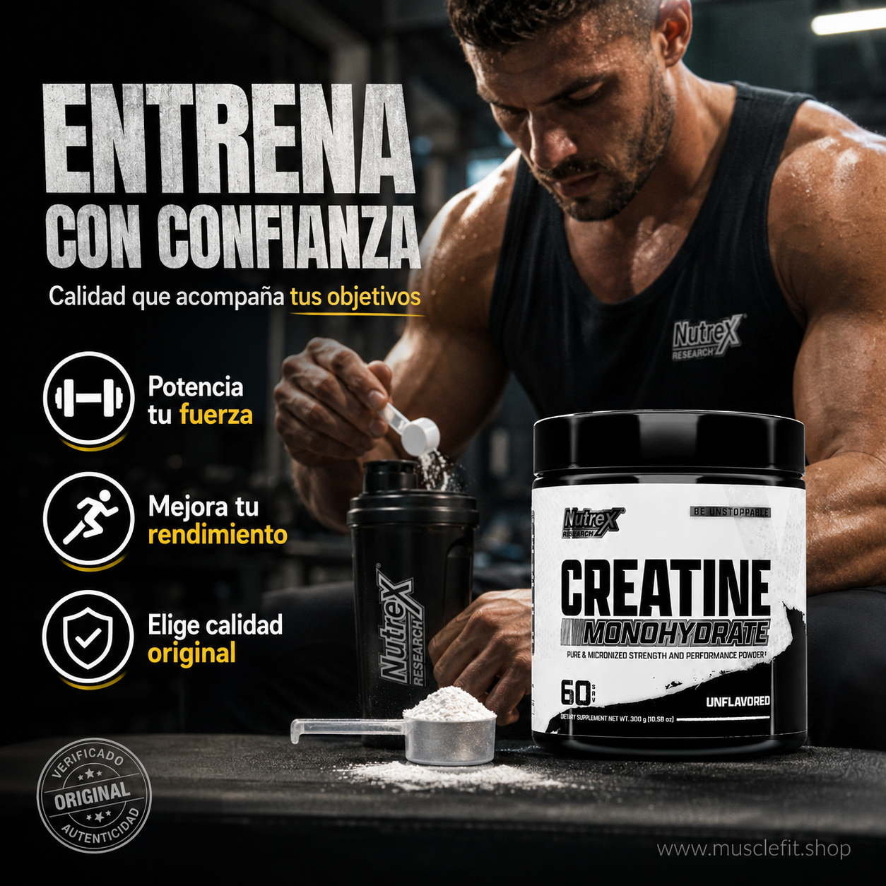 Creatina Nutrex 60 SV