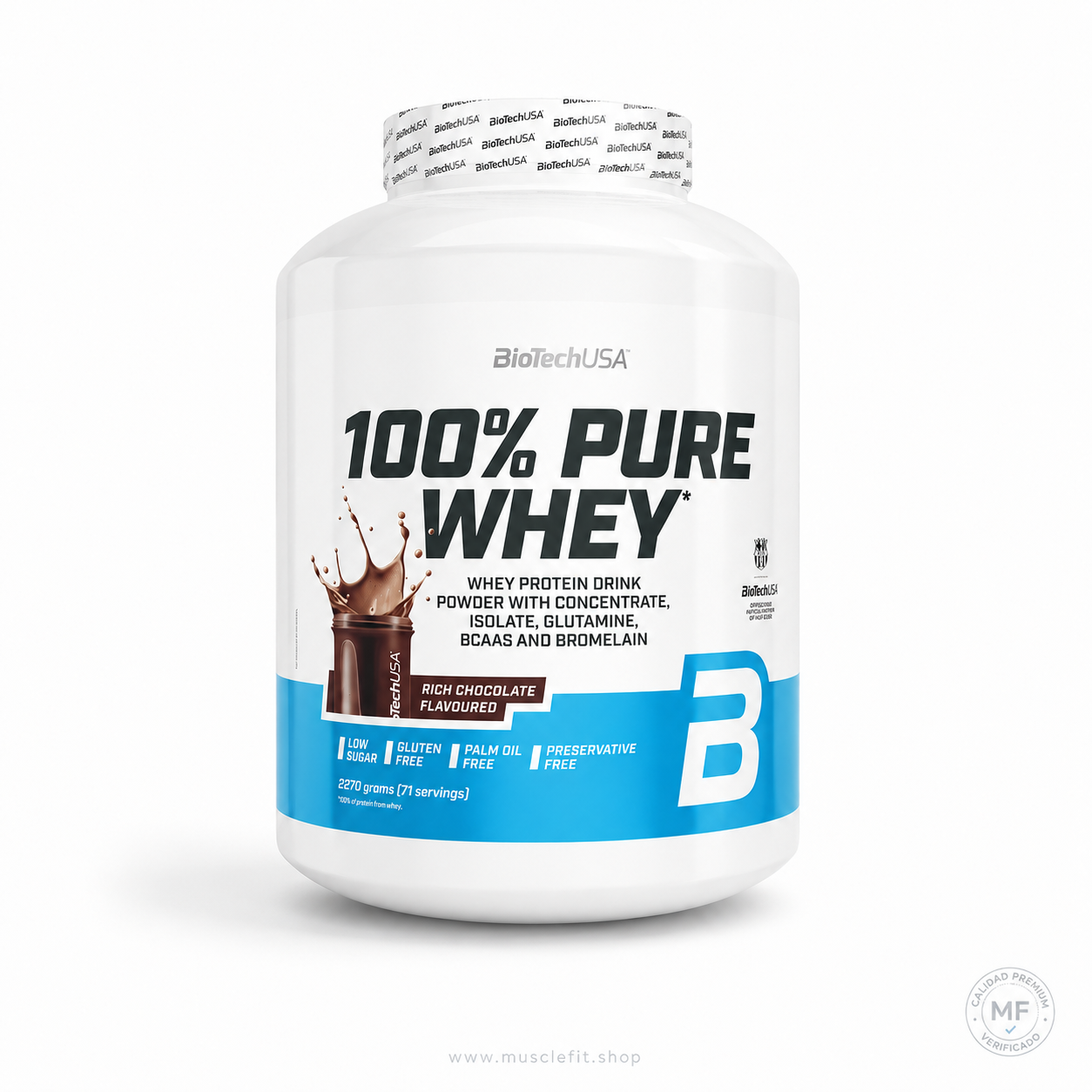 BioTechUSA 100% Pure Whey 5 lb | Proteína Whey