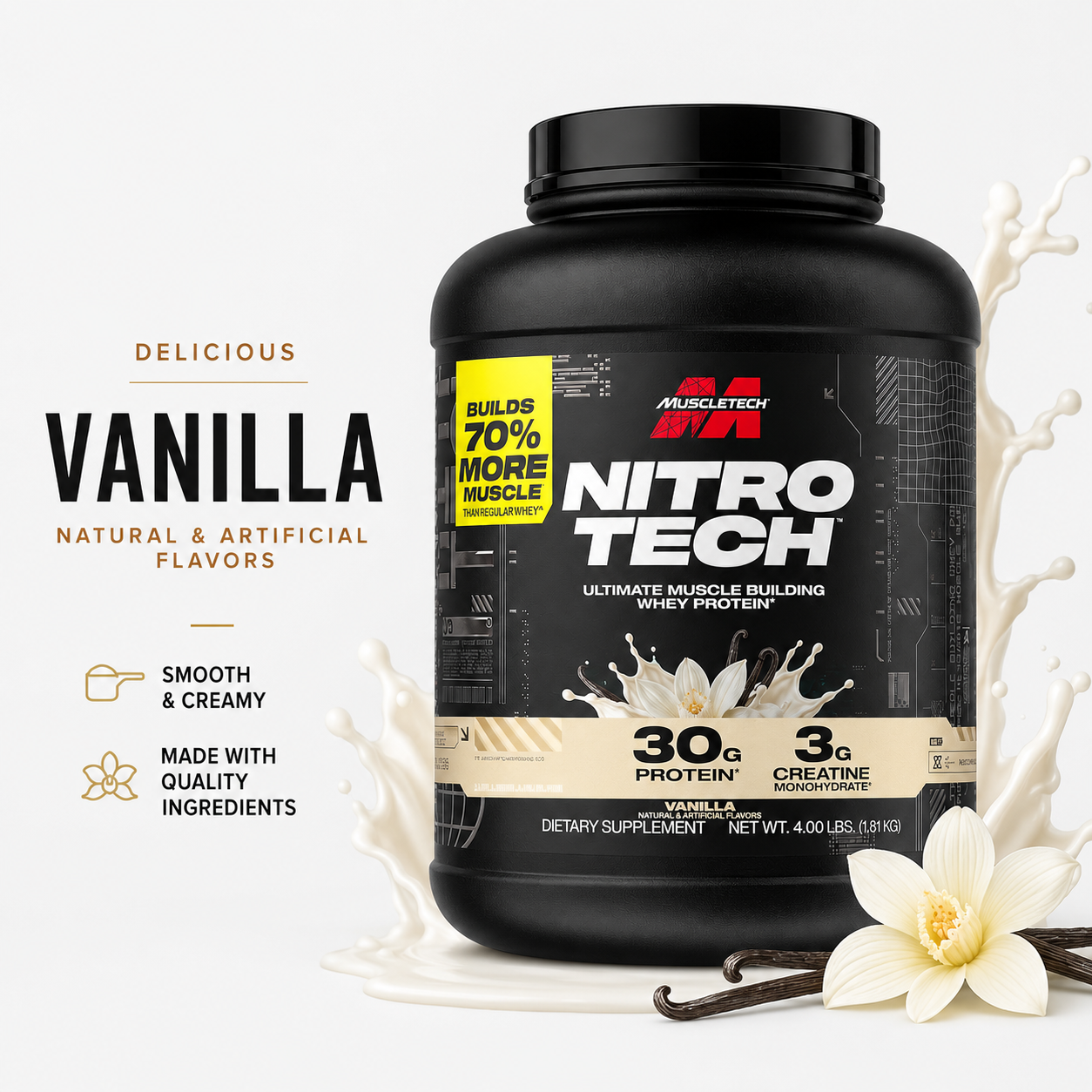 Nitro-Tech Performance MuscleTech 4 lb