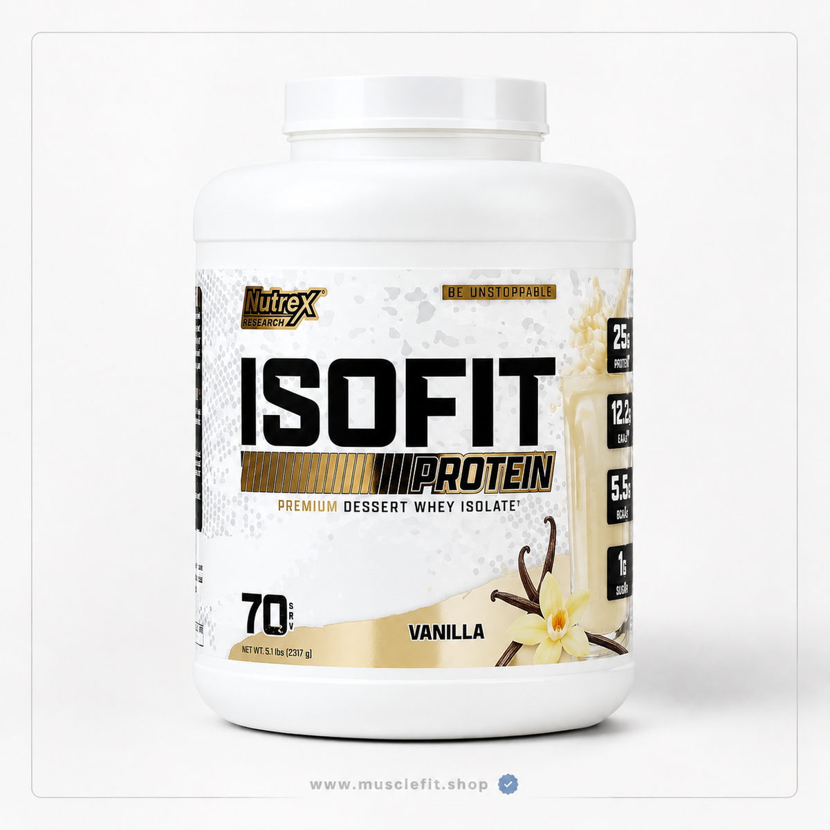 Proteína IsoFit Nutrex 5 lb | Whey Isolate