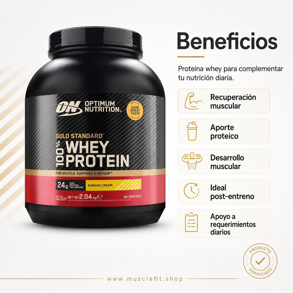 Gold Standard Whey 5 lb Optimum Nutrition | Chocolate blanco