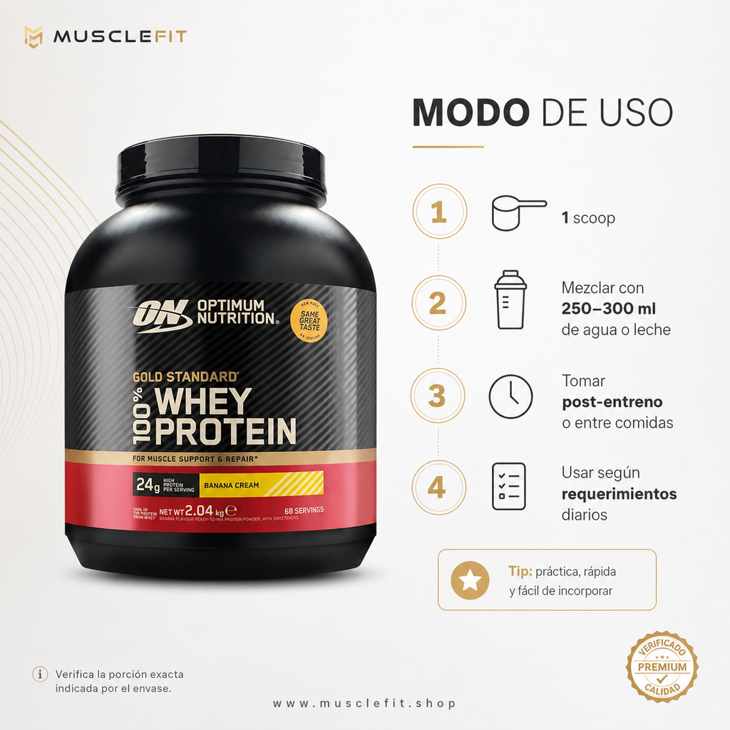 Gold Standard Whey 5 lb Optimum Nutrition | Chocolate blanco