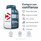 Dymatize ISO100 5 lb | Proteína Aislada e Hidrolizada -  Sabor Chocolate