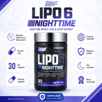 Quemador de grasa Lipo 6 Black Nighttime 60 capsulas