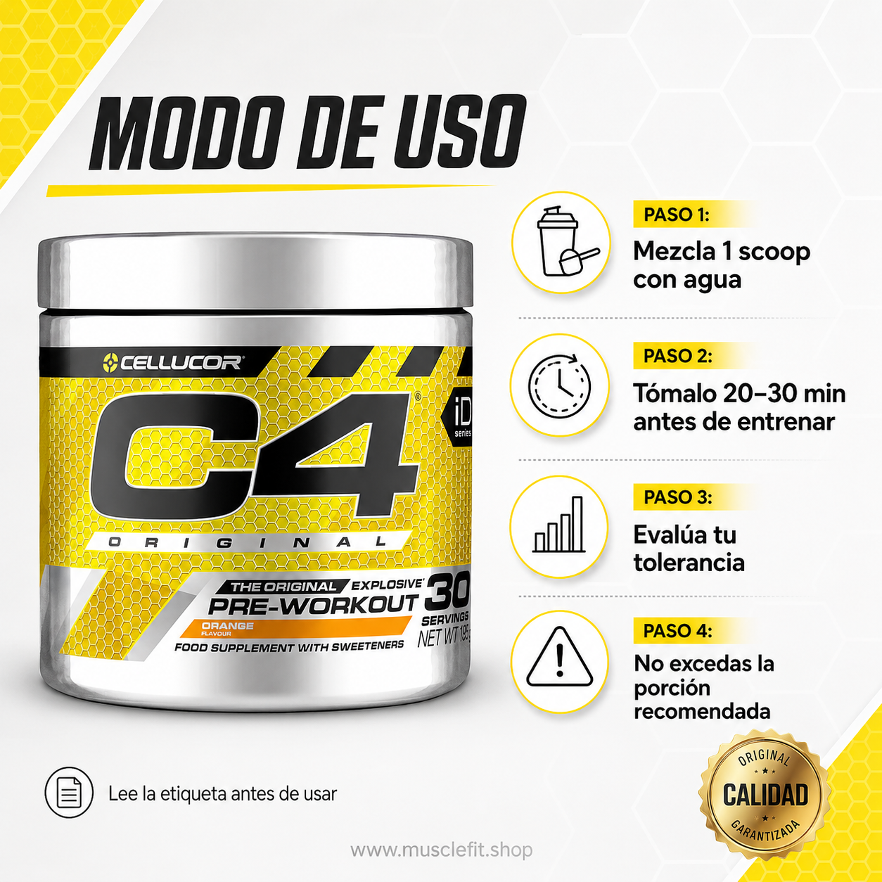 C4 Original - pre WorkOut 🔥