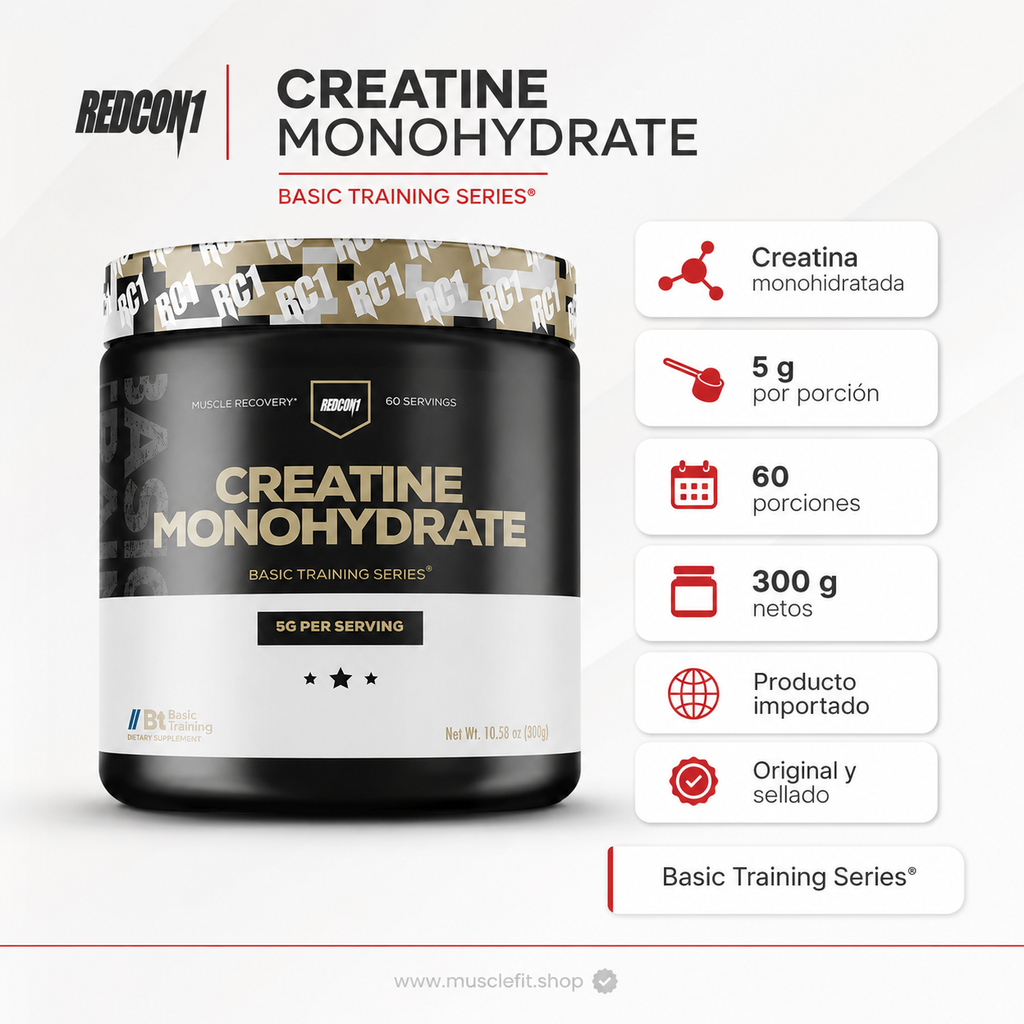 Creatina Monohidratada Redco1 60 servicios
