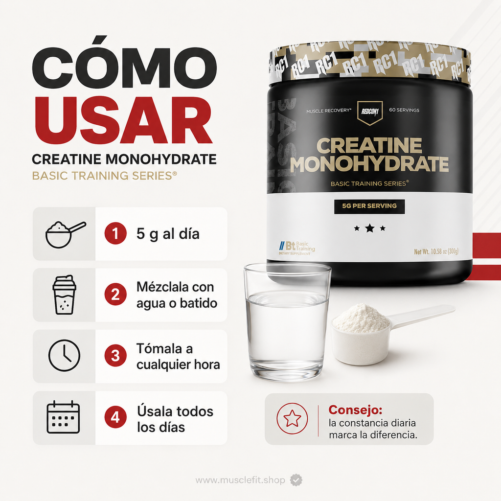 Creatina Monohidratada Redco1 60 servicios