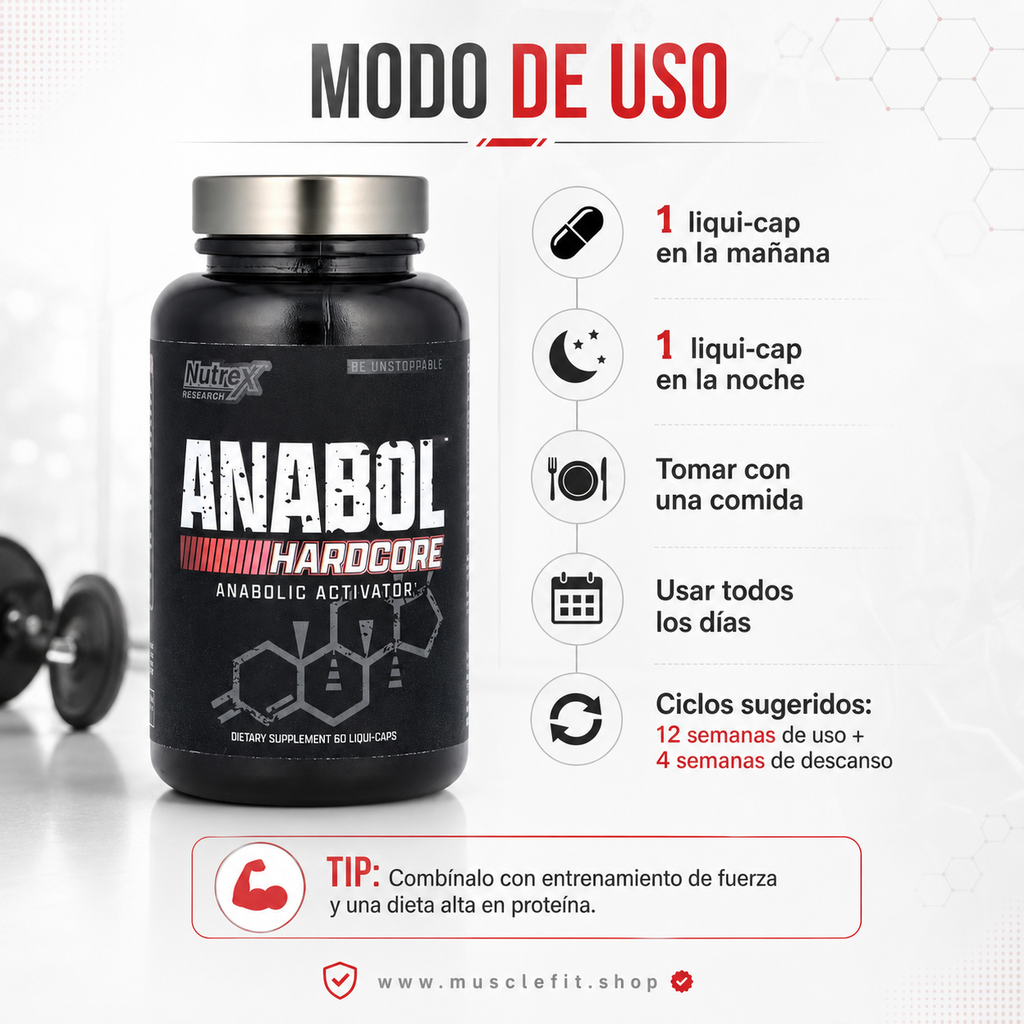 Anabol Hardcore Nutrex 🔥