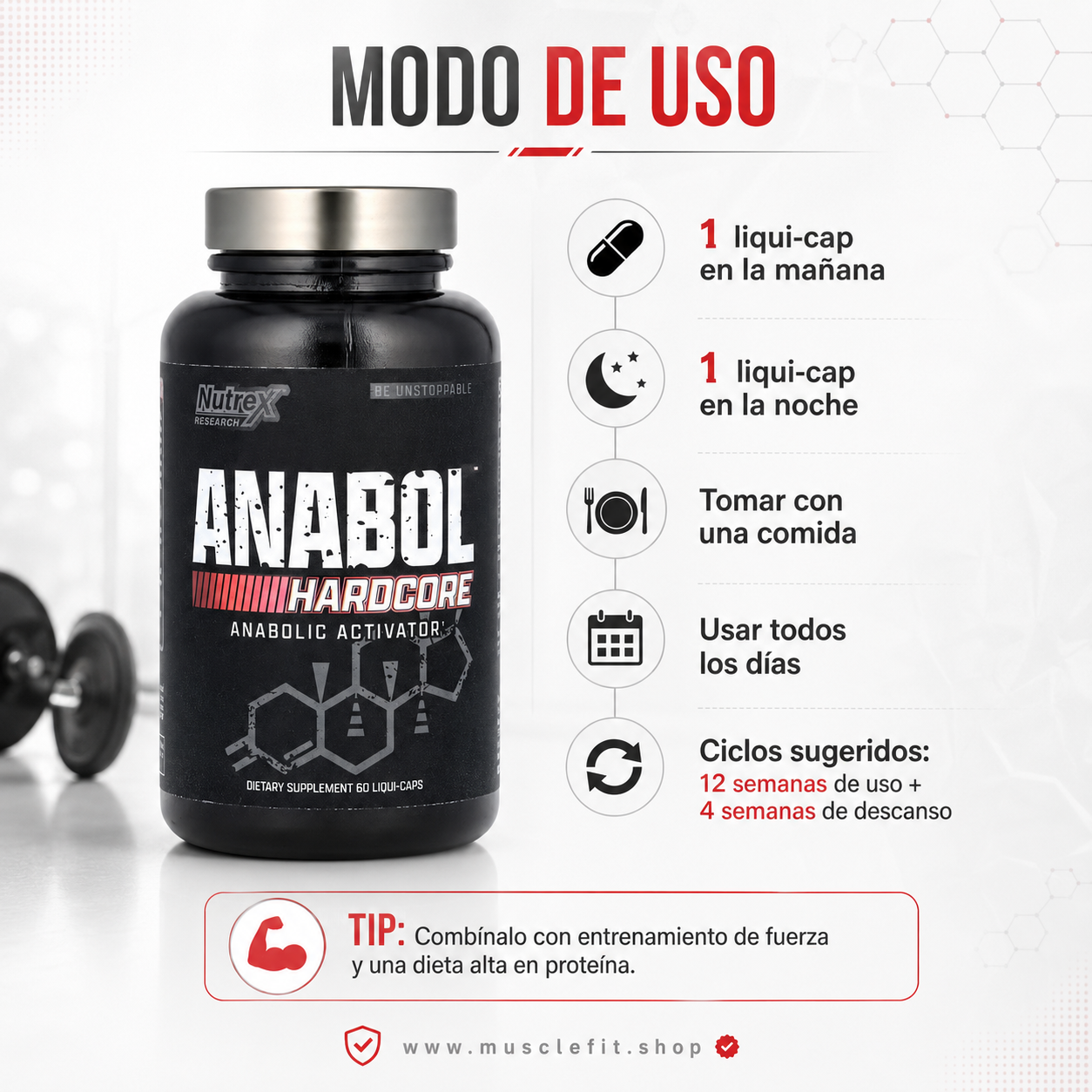 Anabol Hardcore Nutrex 🔥