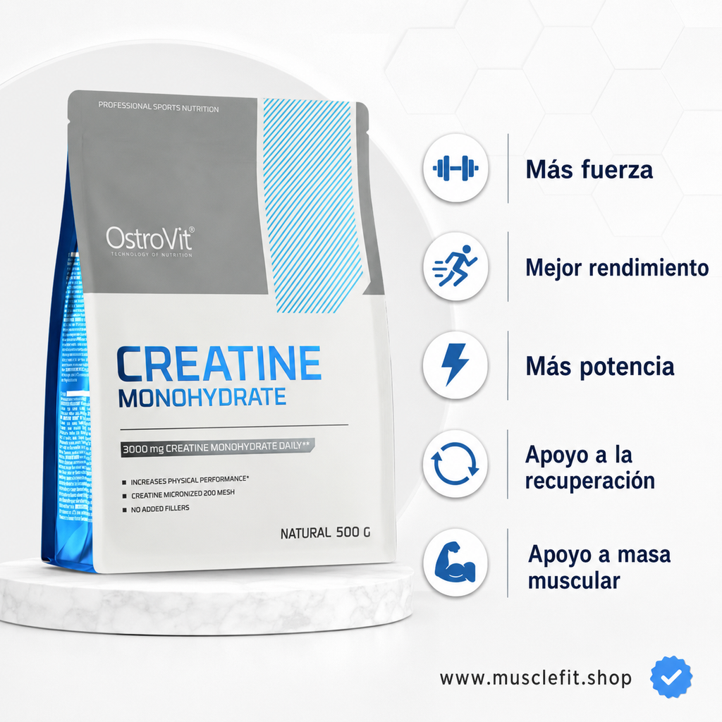 Creatina Monohidratada Ostrovit  100serv - 500g ⚡