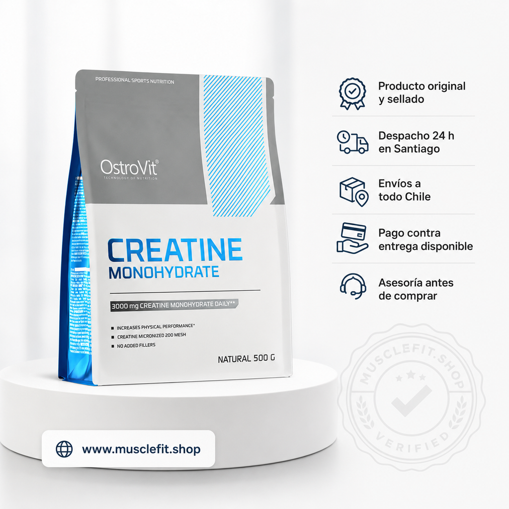 Creatina Monohidratada Ostrovit  100serv - 500g ⚡