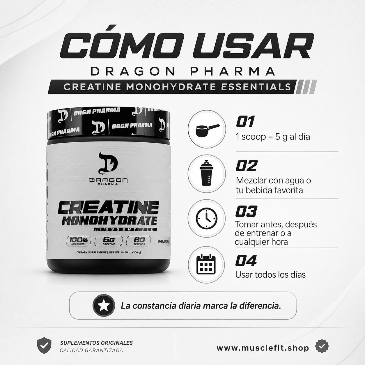 Creatina Dragon Pharma 60 SV