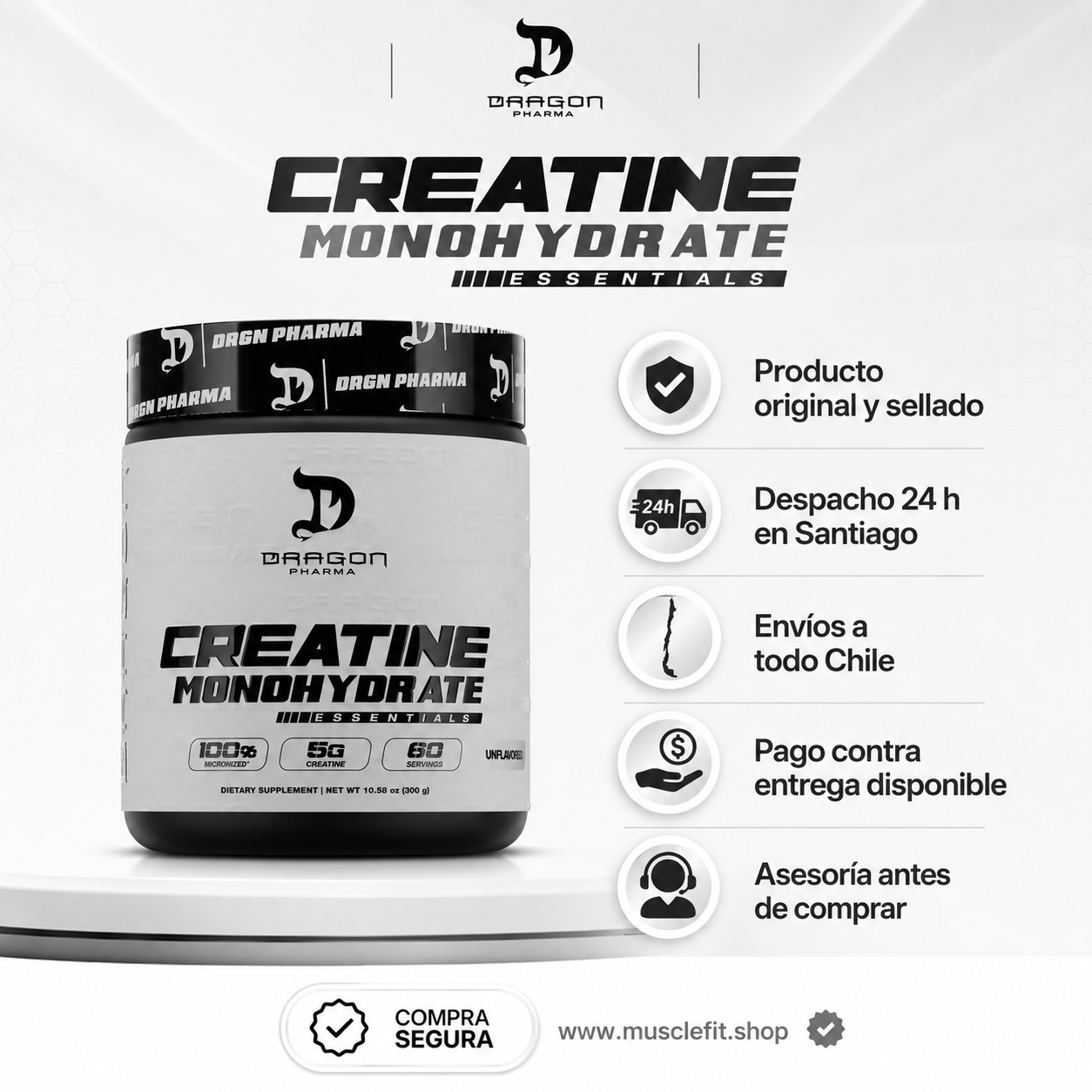 Creatina Dragon Pharma 60 SV
