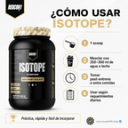 Proteina Isotope Redcon1 Whey Isolate 30 SV Mantequilla de Maní
