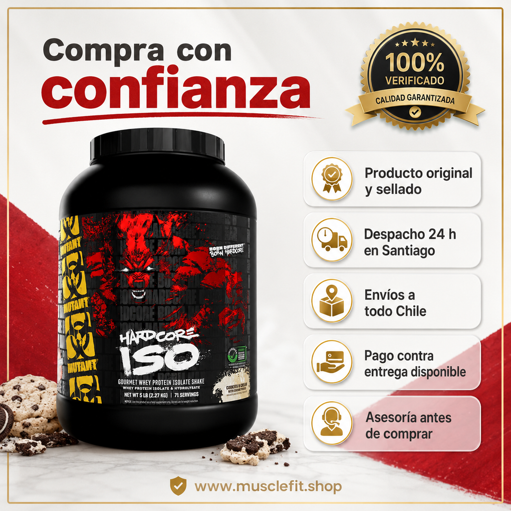 Proteína ISO Surge Mutant 5 LB triple chocolate