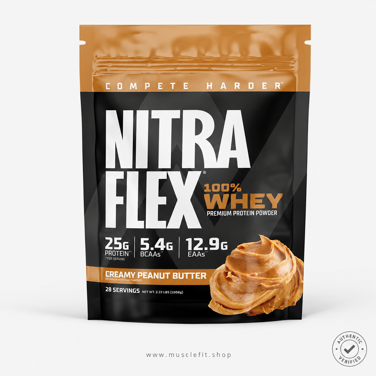 Proteína Nitraflex 2 LB mantequilla de maní