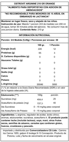 Arginina OstroVit naranja