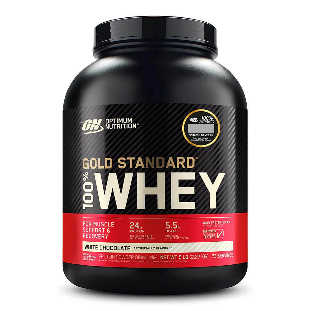 Proteína Optimum Nutrition Gold Standard Whey 5LB white chocolate