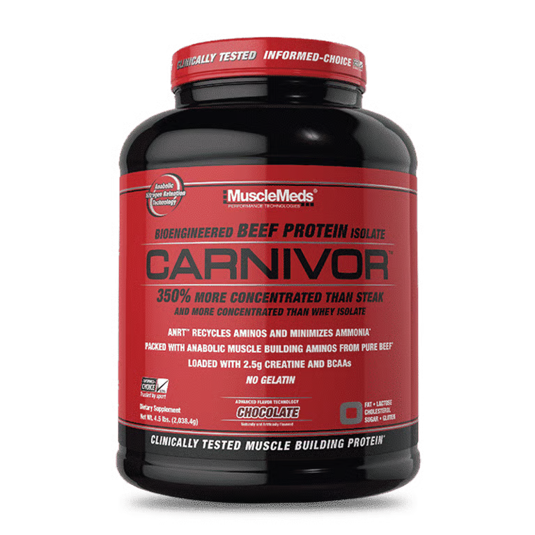 Proteina Carnivor MuscleMeds Fudge Chocolate 4.1 LB