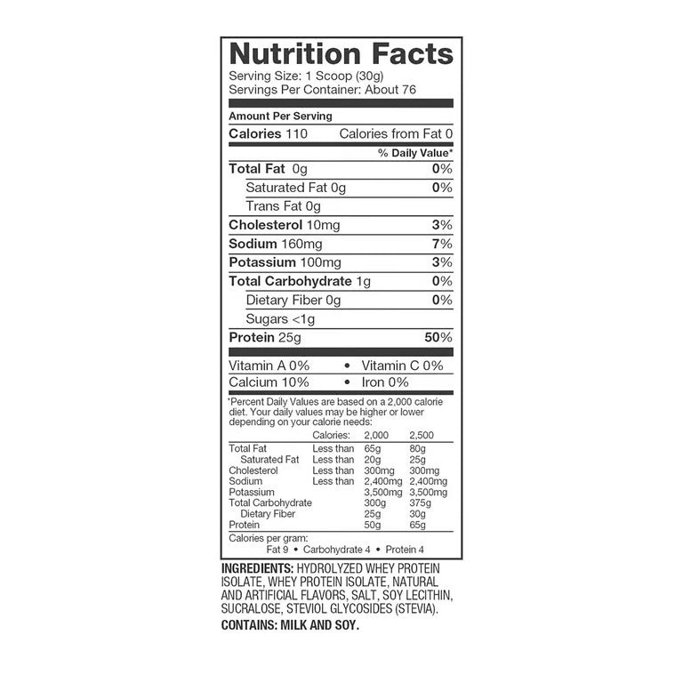 Proteína Dymatize ISO 100 76 SV crema de maní