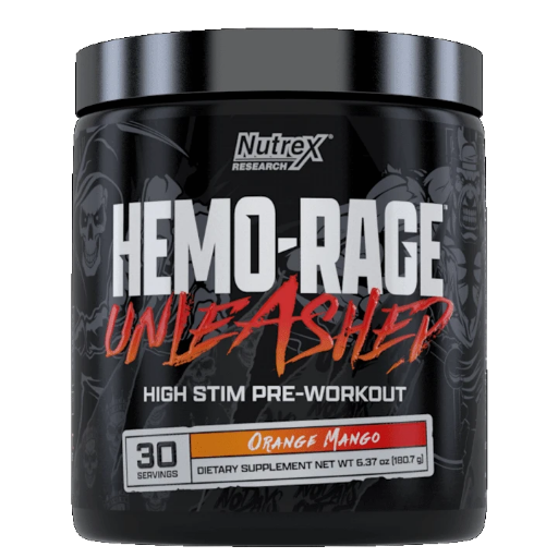 Pre entreno Hemo-rage unleashed Nutrex 179.8g Mango