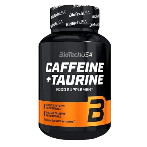 Cafeína + Taurina BioTech USA 60 cápsulas