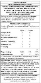 Citrato de Magnesio MG+B6 OstroVit 124g