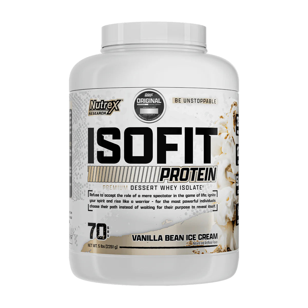 Proteina IsoFit Nutrex 5LB vainilla