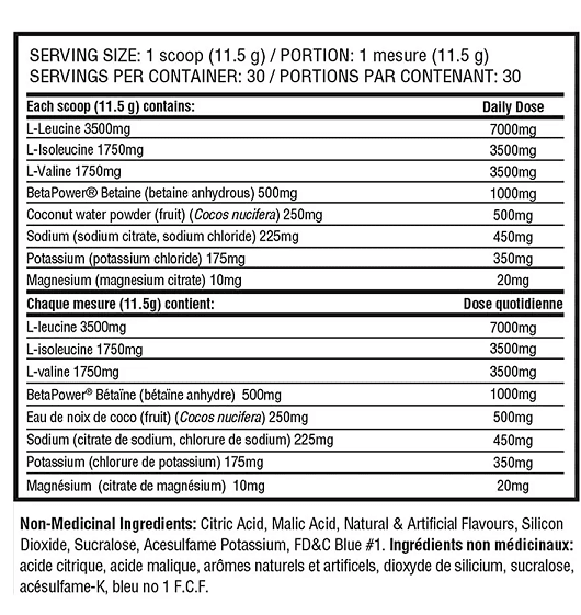 BCAA Xtend Hydrasport mora azul